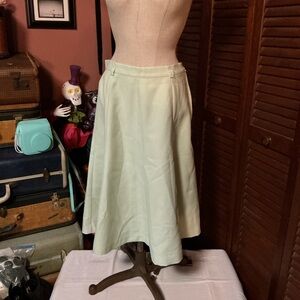 Vintage 1970’s Light Green Skirt